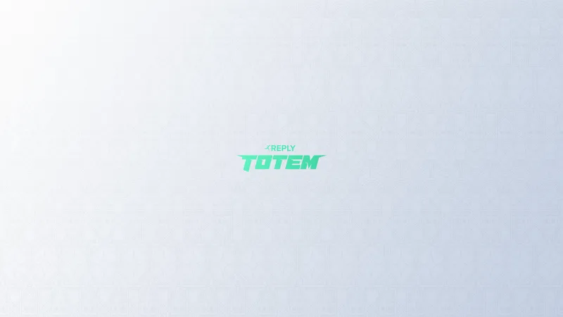Reply Totem Wallpaper - Desktop Wallpaper (White)