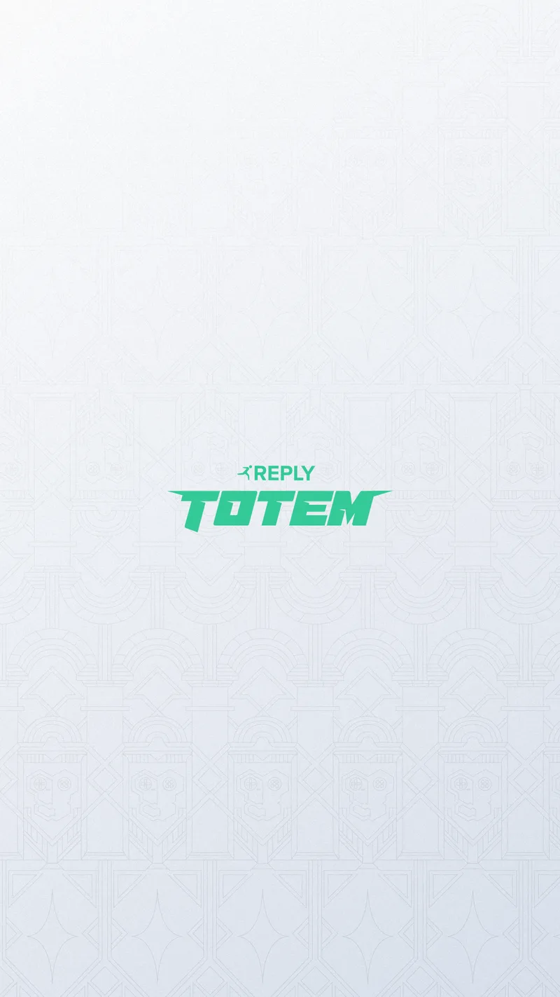 Reply Totem Wallpaper - Mobile Wallpaper (White)