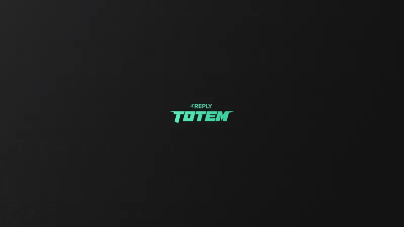 Reply Totem Wallpaper - Desktop Wallpaper (Black)