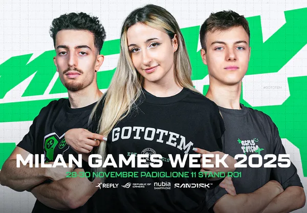 Reply Totem Returns to Milan Games Week 2025