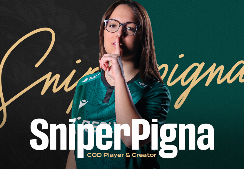 Reply Totem welcomes SniperPigna, the newest member of the Call of Duty: Warzone roster