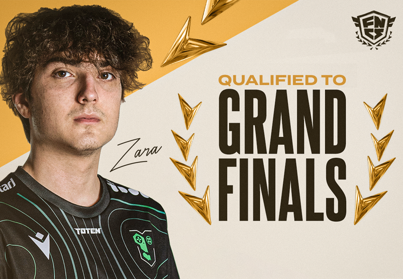 The season only gets better: Zara qualifies for the FNCS Grand Finals