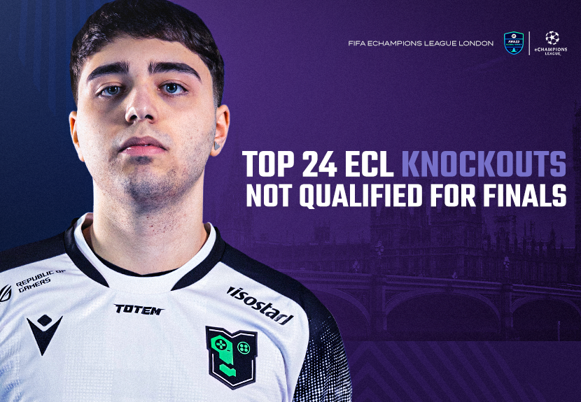 Peppe gets close to the Istanbul dream: TOP 24 at the eChampions League Playoffs