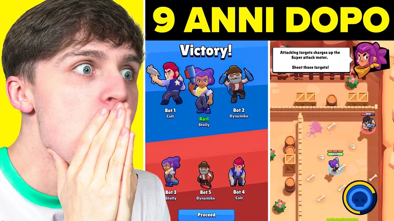 COM'ERA BRAWL STARS 9 ANNI FA? PRO PLAYER REACTION 🤯